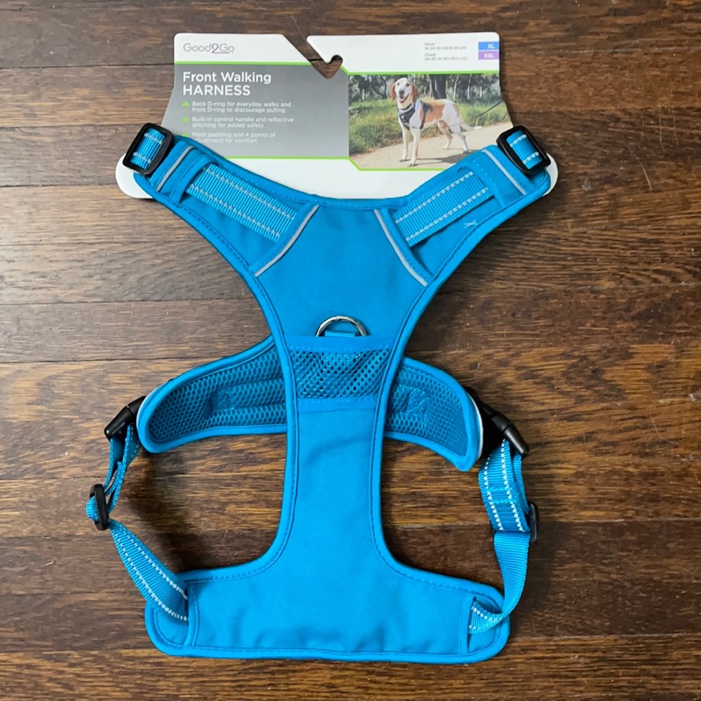 Good2Go Front Walking Harness XL/XXL or XXL/XXXL NWT PROCEEDS TO DOG/CAT RESCUE